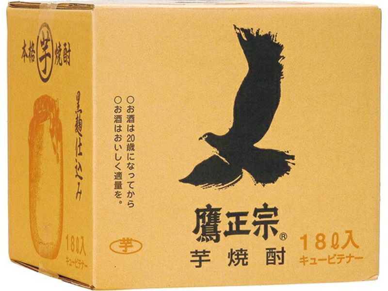 送料無料(九州・沖縄除く))鷹正宗 ごりょんさん いも 25度 18L